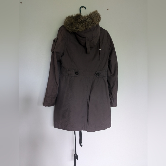 Jacob Connexion Cargo Jacket with faux fur hood size medium - Picture 10 of 10